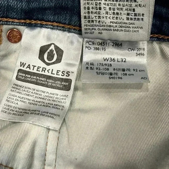 [36*32]Vintage Levi’s 511 Performance Men Straight  Leg Jeans - Picture 11 of 11